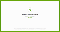 Desktop Screenshot of perceptiveinteractive.com