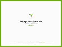 Tablet Screenshot of perceptiveinteractive.com